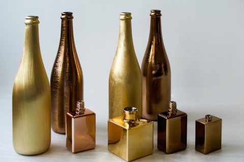 Metallizzazione Bottiglie Vetro