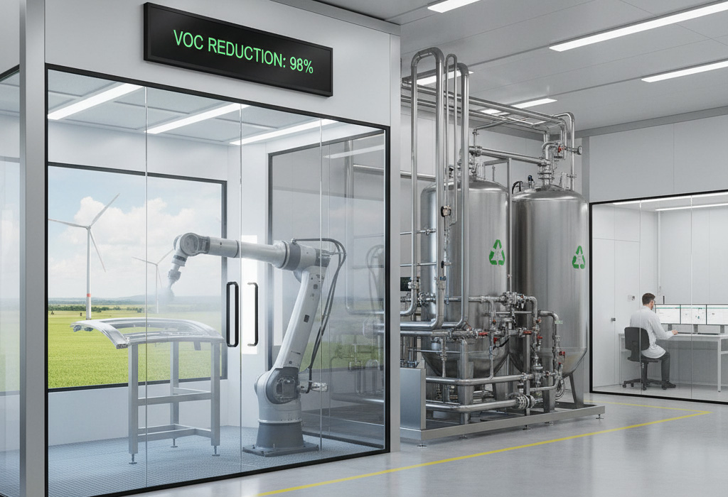 Sostenibilita verniciatura industriale