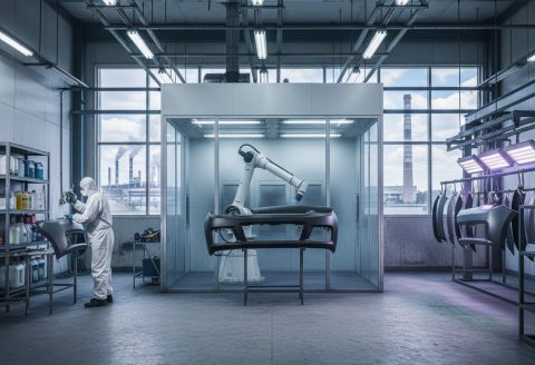 verniciatura industriale su plastica